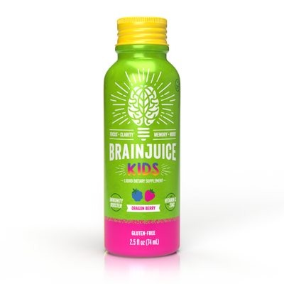 BRAINJUICE Kids Immunity Dragon Berry 2.5 oz. Ready to Drink | 12-pack