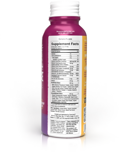 BRAINJUICE Immunity Huckleberry Hibiscus 2.5 oz. Ready to Drink Supplement | 12-pack