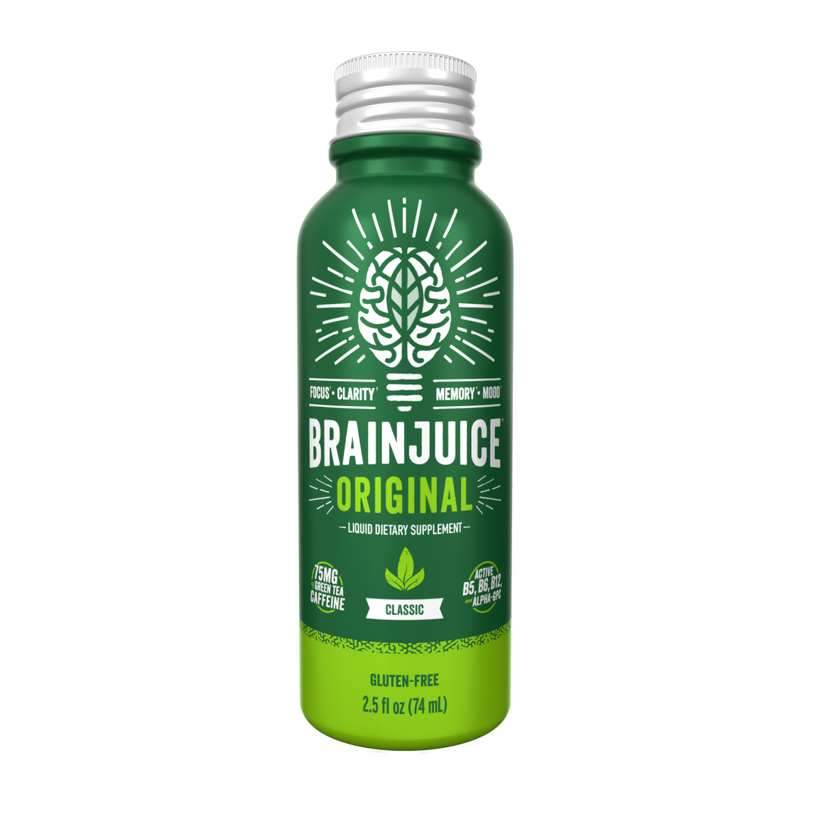 BRAINJUICE 2.5 oz. Ready to Drink Daily BrainPower Supplements