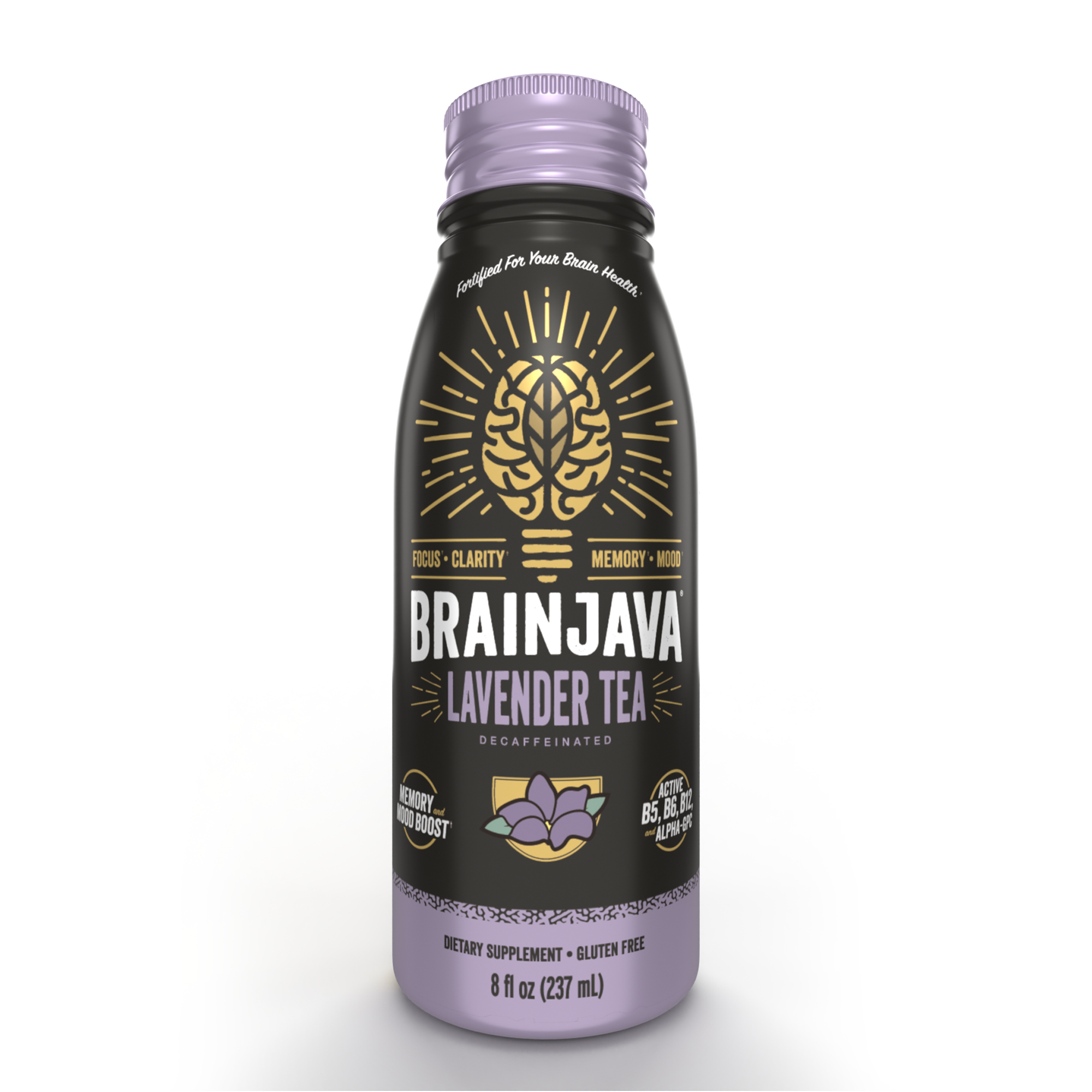 BRAINJAVA LAVENDER TEA 8 FL OZ RTD 4-pack