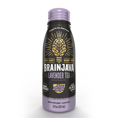 BRAINJAVA LAVENDER TEA 8 FL OZ RTD 4-pack