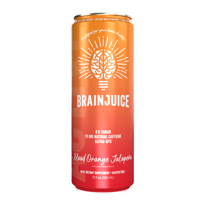 BRAINJUICE Active Blood Orange Jalapeno 12 fl oz RTD | 6-pack