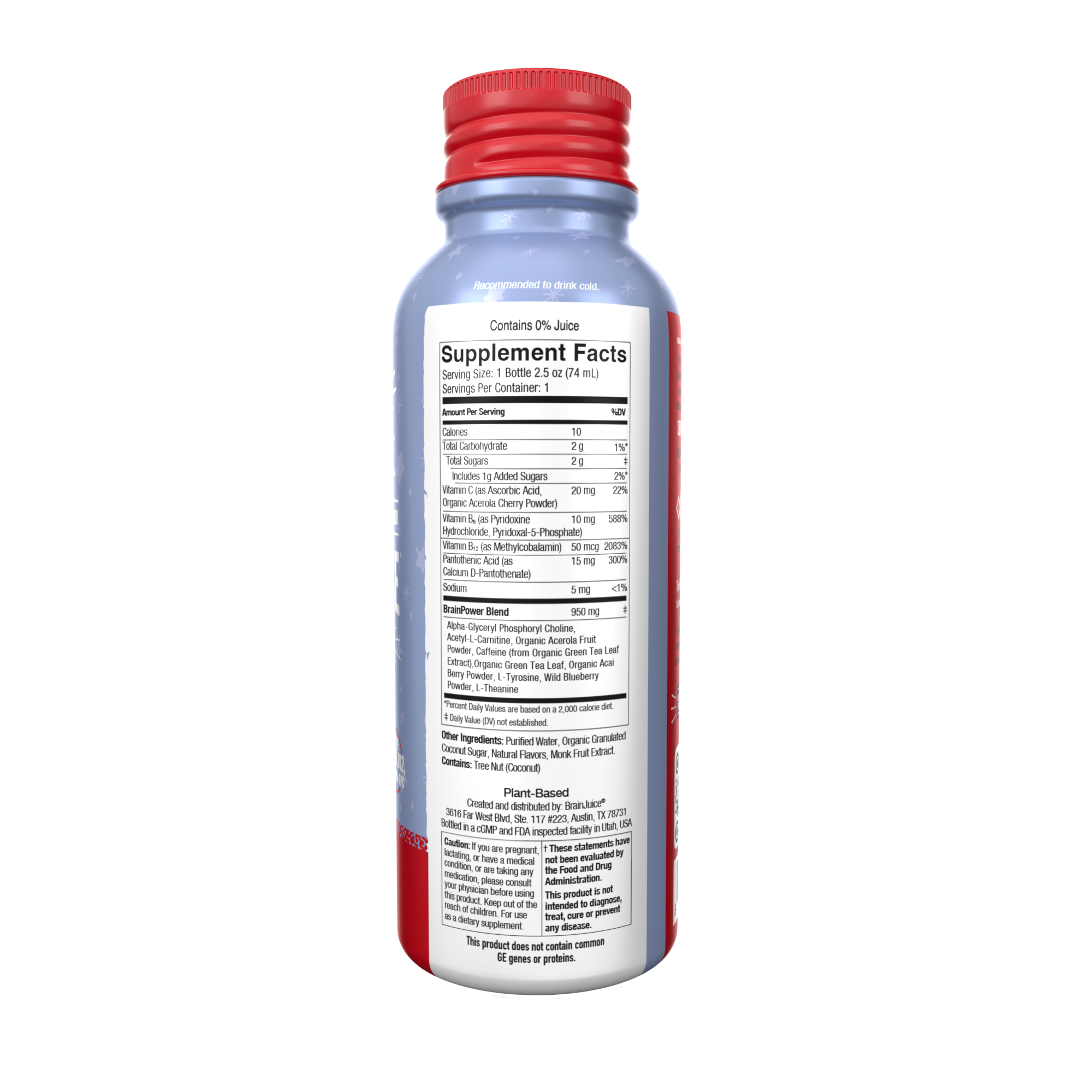 Holiday Spiced Apple Cider 2.5 oz. Ready to Drink Supplement | 12-pack