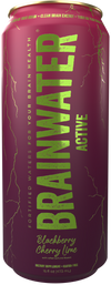 BRAINWATER Active Blackberry Cherry Lime 16 fl oz RTD | 8-pack