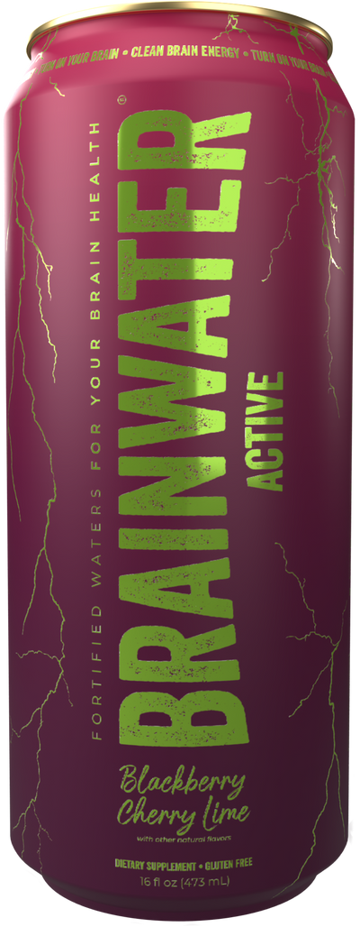 BRAINWATER Active Blackberry Cherry Lime 16 fl oz RTD | 8-pack