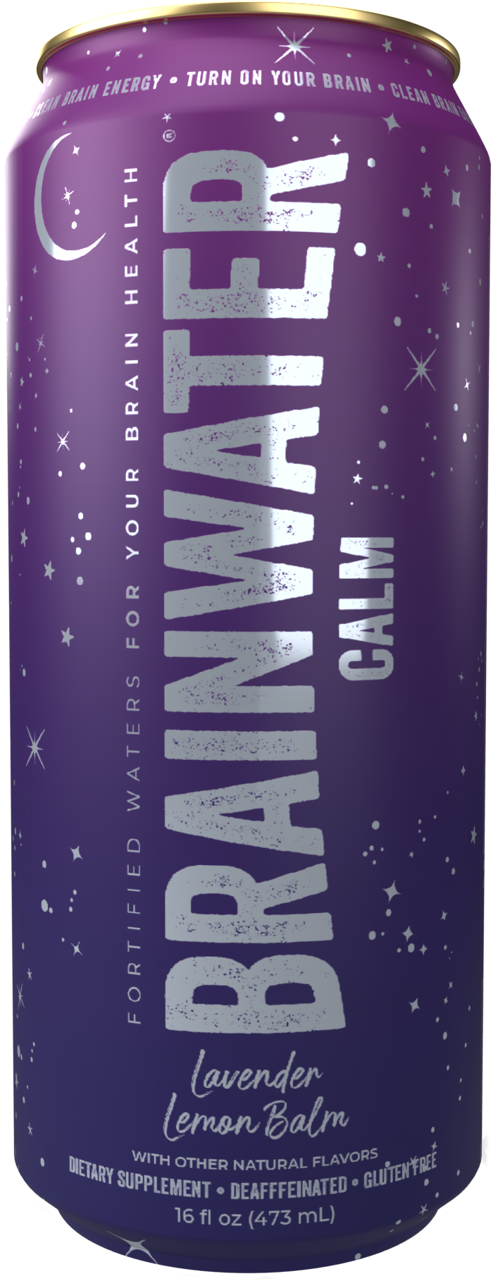 BRAINWATER Calm Lavender Lemon 16 fl oz RTD 8-Pack