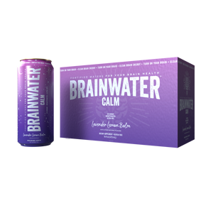 BRAINWATER Calm Lavender Lemon 16 fl oz RTD 8-Pack