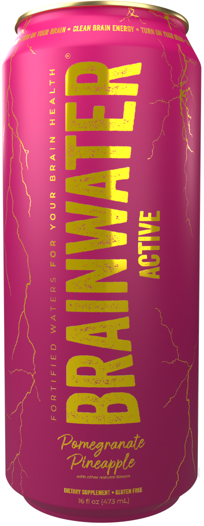 BRAINWATER Active Pomegranate Pineapple 16 fl oz RTD | 8-pack