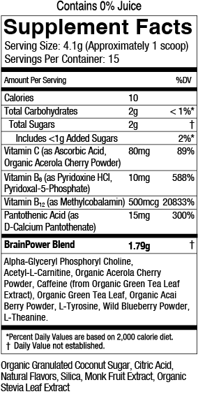 Peach Mango Daily BrainPower Mix | 15-servings