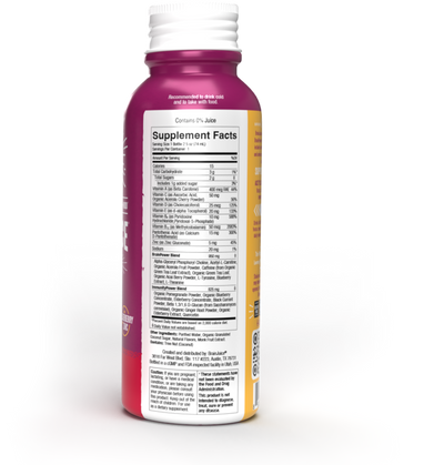 BRAINJUICE Immunity Pomegranate Acai 2.5 oz. Ready to Drink Supplement | 12-pack